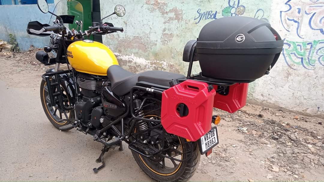 Top Rack Installation - Royal Enfield